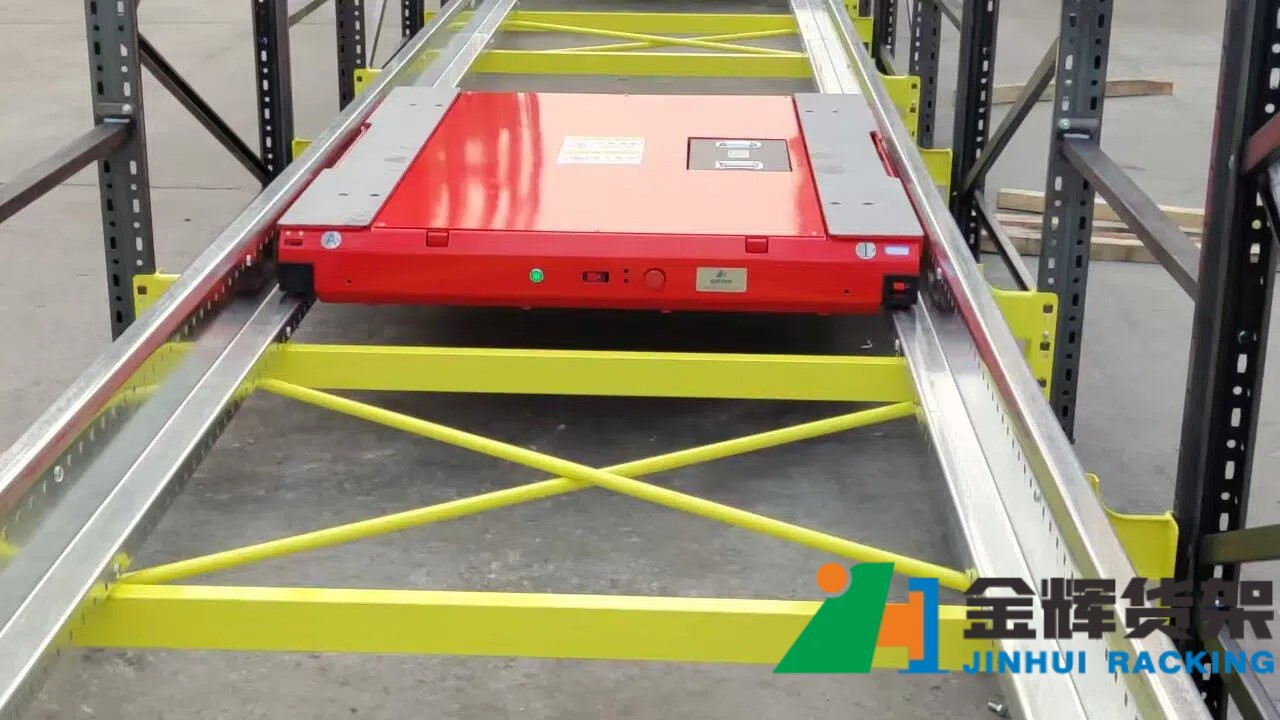 warehouse shuttle racking testing process with pallet movement and system inspection before delivery warehouse shuttle racking testing process with pallet movement and system inspection before delivery